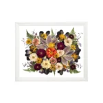 Préselt esküvői csokor